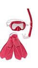 027556219908 Speedo Snorkel Set Pink Sea Seeker Ages
