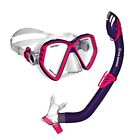 053242334792 Divers Girls Regal Dry Snorkel Set Os