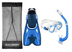 053242339346 Divers Silicone Youth Snorkeling Set Redesigned Fin Small
