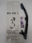 07.1008.16 Oceanic Adult Snorkel Slate Blue Silicone Scuba Pro 020545043102