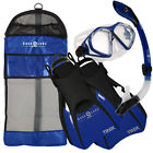 1002086-1002091 Aqua Lung Admiral Lx Mask Island Dry Snorkel Trek Fin