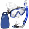 12032018 Dive Energy Adult Dry Snorkel Set Protection Tempered Glass Clear