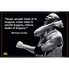 14200110 Some People Want Michael Jordan Quotes Poster Print Inch Rolled