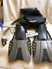 1543 Us Divers Snorkel Mask Fin Set Mesh Bag Size Mens