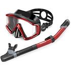 1be4d1cam Snorkel Diving Packages Set Of With Mask Degree Wide View