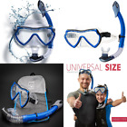 1m1s-1393s68-bl Water Foxy Snorkel Set Diving Mask Dry Single 651402954233