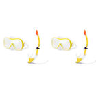 55647e 2 X Intex Wave Rider Hypoallergenic Latex Free Mask Easy 193802022582