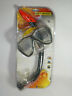 241300ma Divers Moo Combo Black Adult Standard Snorkel And Tempered Glass