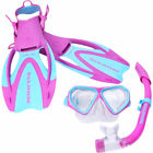 241720 Divers Youth Jr Silicone Snorkeling Set Us Shoe 053242302326