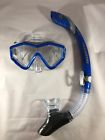 256545tsa Us Divers Mask Snorkel Technology Blue Used