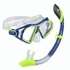 53242301893 261203 Divers Admiral Dry Adult Silicone Mask Combo Neon