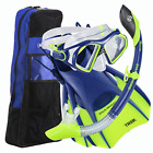 261227 Divers Admiral Snorkeling Set Premium Silicone Snorkel Mask 053242302159