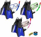 3001 Typhoon Sports Free Bluetooth Speaker Adult Snorkel Fins Mask Combo