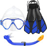 313089317304 Qingdaomingyuanbodianziyouxiangongsi Seovediary Kids Snorkel Set Mask Fins Snorkeling