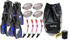4009 Typhoon Sports Free Speaker Snorkels Fins Masks Backpack Combo Set