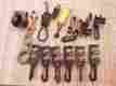 4757178 6895 Scuba 17 Clip Lot Whistle Hose Gauge Gear Console Reg Swiveling Bcd Snap Swivel