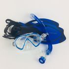 480306sfbl Sm Head Swimming Mask Snorkel Fin Set Blue 792460114433 480306sfbl Sm Head Swimming Mask Snorkel Fin Set Blue 792460114433