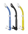 481247bksa Mares Rebel Dry Snorkel For Snorkeling And Scuba Diving Black