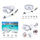 4e3278a2m Enkeeo Snorkel Set Of With Diving Mask Degree Wide View