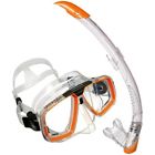 503868 Aqua Lung Look Zephyr Mask Snorkel Set Orange 885941032361