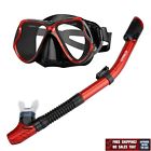 52413 Enkeeo Scuba Diving Snorkel Set Anti Fog Goggles 753122552413
