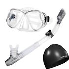 52550 Enkeeo Scuba Diving Snorkel Set Anti Fog Goggles 753122552550