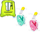 6004 Typhoon Sports Snorkeling Combo Set Full Face Snorkel Mask Adult