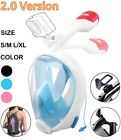 611517144370 Easy Breath Snorkeling Mask New Fold Panoramic Full