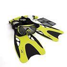 633643644456 Aquadis Snorkeling Set With Diving Mask Dry Top