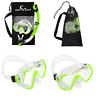 650066633201 Diving Mask Snorkel Mesh Bag Yellow Green Free 650066639555