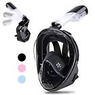652042649848 Greatever Newest Version View Panoramic Snorkel Mask Breathefree