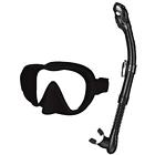 6890023520000a Seac Free Shipping Set Mask Snorkel Black 887728093770