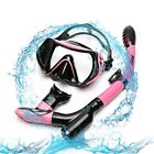 709311957415 Fyu Diving Snorkel Set With Mask Tempered Glass