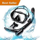 71031 Diving Snorkel Set With Mask Tempered Glass Dry 709311957422