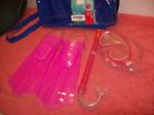 7530335-678-s-m Speedo Kids Aqua Quest Set Pink Frost Training