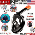 811253235572 Branded Full Face Snorkel Mask Scuba Diving Swimming