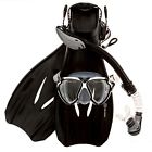 817788020027 Sea Scout Adult Snorkeling Set Snorkel Fins Mask