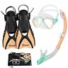843167145357 Seavenger Hanalei Snorkeling Set Mint Cream Small