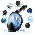 96466 Tongxgc Full Face Diving Mask Snorkel Set Panoramic View Swimming