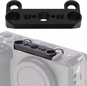 Acouto4vusmx2don Acouto For Fx3 Fx30 Camera Top Plate Aluminum Alloy Cheese Black