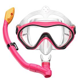 Fq-1210 Adicop Kids Snorkel Set For Boys Girls Youth Junior Age From 5-13 Years Old Upgraded