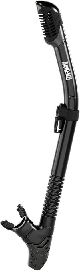 Aegend 711181220841 Diving Dry Snorkel For Adult And Youth - Snorkeling Gear With Top Valve