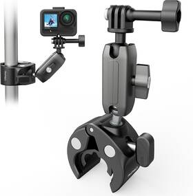Syac0144-bk Akaso Motorcycle Handlebar Clamp Mount Mountain Bike Pole For Black
