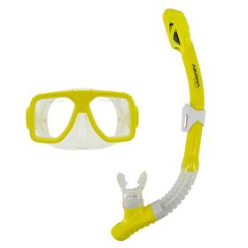 Aksp100ny Akona Adult Mask And Snorkel Set Tiffany/clear Silicone