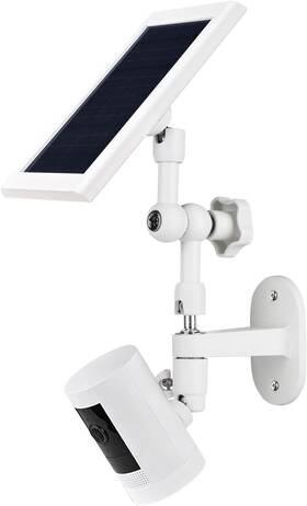 Rwm05 Alertcam 2-in-1 Wall Mount For Ring Solar Panel Stick Up Cam Battery Spotlight