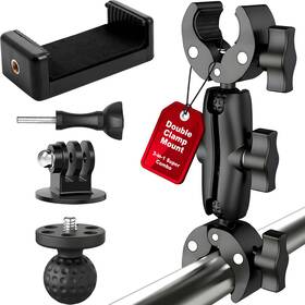 3in1umbrella Allvoria 199284617247 Premium Clamp For Chairs Strollers Boats And Large Black