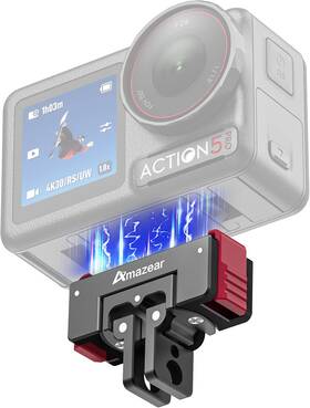 Amz-acqrm360-v2 Amazear Magnetic Quick-release Mount Upgraded Metal Adapter Accessories Black-red