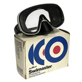 2m69 Amf Vintage Swimaster Scuba Diving Mask Baja - Tempered Glass