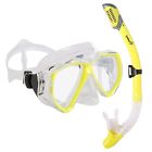Amzsnws2mskyl Ivation Dry Snorkel Set Snorkeling Gear Double Lens 840102151176