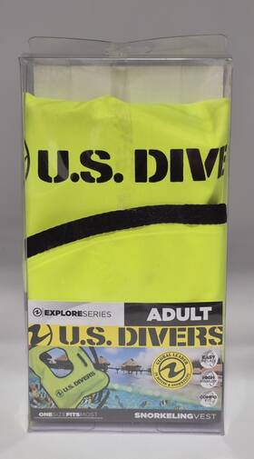 Aqua Lung 053242349468 Us Divers Adult Snorkel Vest Explore Series New